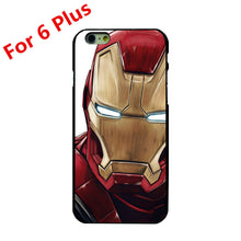 iron Man Patterns Hard Plastic Back Cover Case For iPhone 4 4S 5 5S 5c 6 6G 6S 6 Plus  6Splus