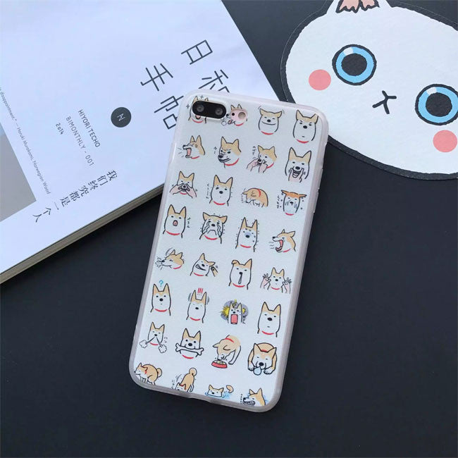 Cute Pet Kawaii Protective Case Phone 5s/5c/SE/ 6/6s 6/6splus 7/7plus