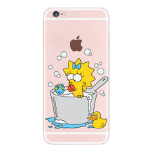 Cute Simpsons Case iPhone 4 5/5S/SE/5C 6/6S 6/6s Plus 7/7plus