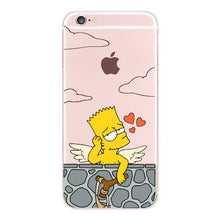 Cute Simpsons Case iPhone 4 5/5S/SE/5C 6/6S 6/6s Plus 7/7plus
