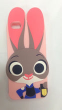 Rabbit Judy hopps silicone 3D Cartoon Case For iphone 7 6 6S Plus 5 5S SE 4 4S