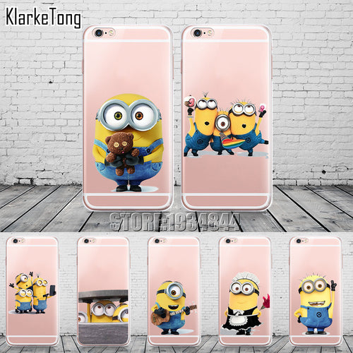 Yellow Minions Cases For iphone 6 6s 5 5s se 7 plus