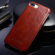 Wax PU Leather Coque Phone Bag For Apple iPhone 7 / 7 Plus