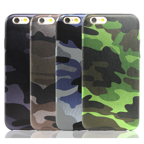 Army Camo LeatherCase  For iphone 7 6 6s Plus 5s SE
