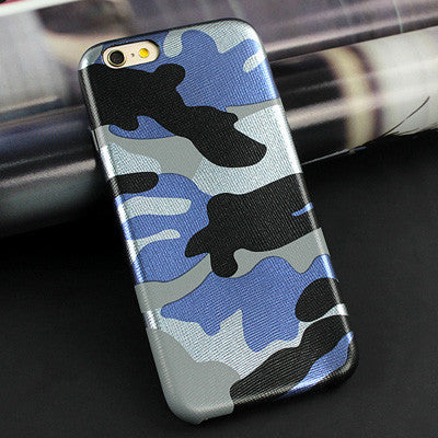 Army Camo LeatherCase  For iphone 7 6 6s Plus 5s SE
