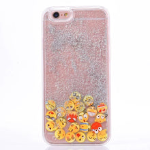 Emoji Glitter Case For iphone 5 5s 6 6s 6Plus 5.5"