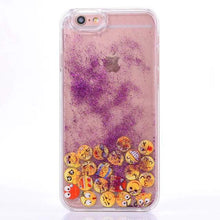 Emoji Glitter Case For iphone 5 5s 6 6s 6Plus 5.5"