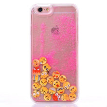 Emoji Glitter Case For iphone 5 5s 6 6s 6Plus 5.5"