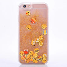 Emoji Glitter Case For iphone 5 5s 6 6s 6Plus 5.5"