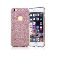 Ultra Thin Bling Luxury Flash Diamond Phone Case coque For Apple Iphone 6 6s 6Plus Logo Window Design Back Cover Cases