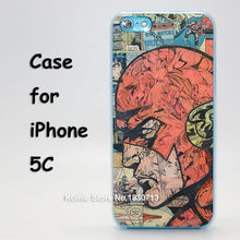 Comic Book Collages Pattern hard transparent clear For iPhone 4/4s  5/5s/5c 6/6s 6/6s Plus