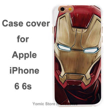 Marvel Case Cover for Apple iPhone 7 66s 6Plus SE 5c 5 5s 4 4s