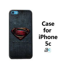 Marvel Man of Steel Hard Black Case Cover Shell Coque for iPhone 4/4s 5/5s  5c 6/6S 6 Plus