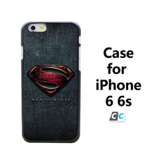 Marvel Man of Steel Hard Black Case Cover Shell Coque for iPhone 4/4s 5/5s  5c 6/6S 6 Plus