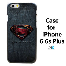 Marvel Man of Steel Hard Black Case Cover Shell Coque for iPhone 4/4s 5/5s  5c 6/6S 6 Plus