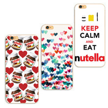 Keep Calm And Eat Nutella heart  for iphone 4 4s 5s 5s se 5c 6 6s plus