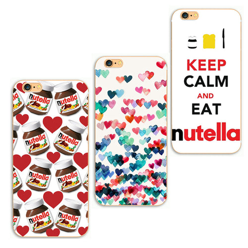 Keep Calm And Eat Nutella heart  for iphone 4 4s 5s 5s se 5c 6 6s plus