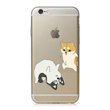Novelty Cartoon Holding Apple Cases For iPhone 6 6s