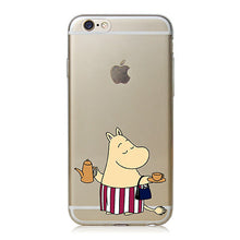 Novelty Cartoon Holding Apple Cases For iPhone 6 6s