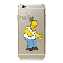 Novelty Cartoon Holding Apple Cases For iPhone 6 6s