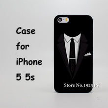 Dark Suit Case Cover for iPhone 4 4s 5 5s 5c 6 6s 6 Plus 6s Plus