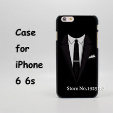 Dark Suit Case Cover for iPhone 4 4s 5 5s 5c 6 6s 6 Plus 6s Plus