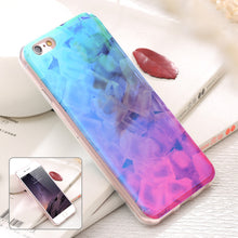 Modern Blue Ray Light Clear Phone Case For Iphone 7/7 Plus