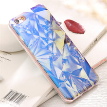 Modern Blue Ray Light Clear Phone Case For Iphone 7/7 Plus