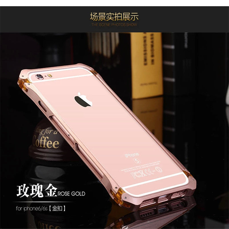 Iron Metal Frame Case For Apple iphone 6/6S