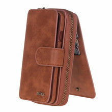 Zipper Phone Bag Wallet Holster Leather Case Cover For iPhone 7