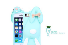 3D Rabbit Bunny Silicon Cover for iPhone 4/4S SE5/5s/5C 6/6s 6/6s Plus 7/7 Plus
