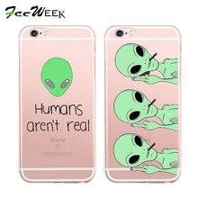 Aliens Pattern Case For iPhone 6/6S 7/7 Plus 6/6s Plus 5/5S/SE