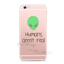 Aliens Pattern Case For iPhone 6/6S 7/7 Plus 6/6s Plus 5/5S/SE