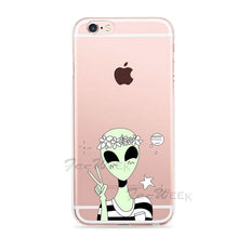 Aliens Pattern Case For iPhone 6/6S 7/7 Plus 6/6s Plus 5/5S/SE
