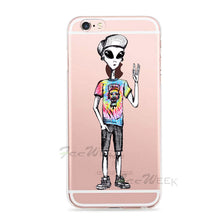 Aliens Pattern Case For iPhone 6/6S 7/7 Plus 6/6s Plus 5/5S/SE