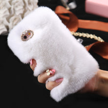 Luxury Hair Cover Diamond Woman Girly Phone Cases For