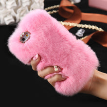 Luxury Hair Cover Diamond Woman Girly Phone Cases For