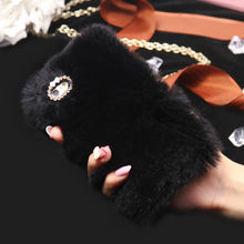 Luxury Hair Cover Diamond Woman Girly Phone Cases For