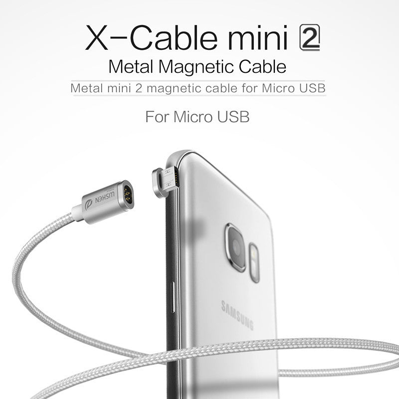 Magnetic Micro USB Charger Cable For iPhone 5 5S 6 6S Plus 7 7Plus Samsung Xiaomi LG Android Phone