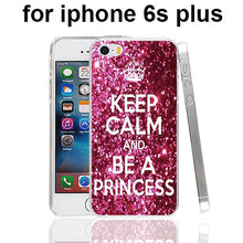 Keep Calm and be a princess Cover cell phone Case for iPhone 4 4S 5 5S SE 5C 6 6S Plus 6splus
