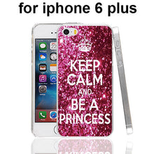 Keep Calm and be a princess Cover cell phone Case for iPhone 4 4S 5 5S SE 5C 6 6S Plus 6splus