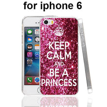 Keep Calm and be a princess Cover cell phone Case for iPhone 4 4S 5 5S SE 5C 6 6S Plus 6splus