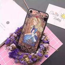 Dirt-resistant Hot Sale Cute Cartoon Floral Fairy Alice Princess Phone Case Silk Print Cover For Iphones5 Se 6 6s Plus 7 7plus