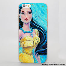 Princess series transparent clear phone Case for Apple iPhone 7 6 6s Plus SE 4s 5 5s 5c