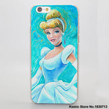 Princess series transparent clear phone Case for Apple iPhone 7 6 6s Plus SE 4s 5 5s 5c