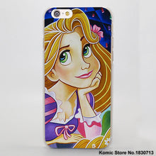 Princess series transparent clear phone Case for Apple iPhone 7 6 6s Plus SE 4s 5 5s 5c