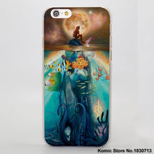 Princess series transparent clear phone Case for Apple iPhone 7 6 6s Plus SE 4s 5 5s 5c