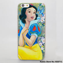 Princess series transparent clear phone Case for Apple iPhone 7 6 6s Plus SE 4s 5 5s 5c