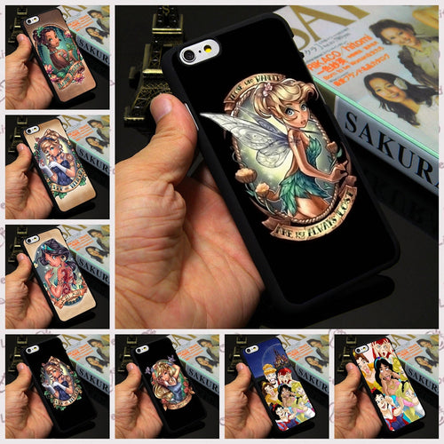 Ariel The Little Mermaid Princess Fashion Phone Case for iPhone 7 4 4s 5 5s SE 5c 6 6s plus plastic cover