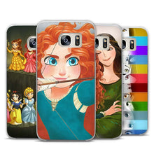 Princess Transparent Phone Case Cover for Samsung Galaxy S3 S4 S5 S6 S7 S8 Edge Plus